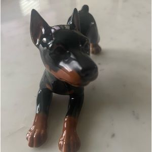 Black Doberman Dog, Goebel